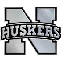 Nebraska Chrome Auto Emblem