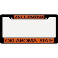 Oklahoma State Metal Alumni Inlaid Acrylic License Plate Frame