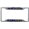 California Metal Alumni Inlaid Acrylic License Plate Frame