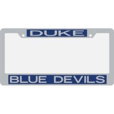 Duke Metal Inlaid Acrylic License Plate Frame