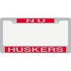 Nebraska Metal Inlaid Acrylic License Plate Frame