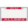 Nebraska Metal Alumni Inlaid Acrylic License Plate Frame