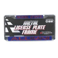 Boise State Metal Alumni Inlaid Acrylic License Plate Frame