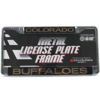 Colorado Buffaloes Metal Inlaid Acrylic License Plate Frame