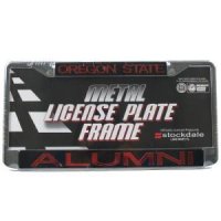 Oregon State Metal Alumni Inlaid Acrylic License Plate Frame