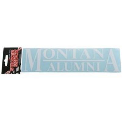 Montana 3"x10" Alumni Transfer Decal - White