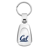 California Chrome Color Teardrop Key Chain