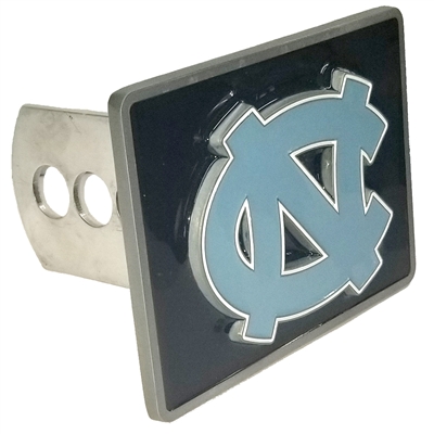 North Carolina Tarheels Pewter Hitch Receiver Cover