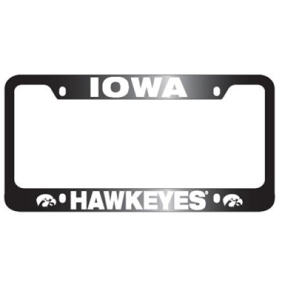 Iowa Hawkeyes Full Color Metal License Plate Frame