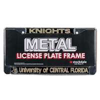 Central Florida Knights Metal License Plate Frame W/domed Insert