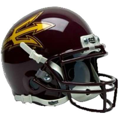 Arizona State Sun Devils Mini Helmet By Schutt - Maroon