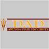 Arizona State Sun Devils Die Cut Decal Strip - Dad