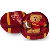 Arizona State Sun Devils Stuffed Bear in a Ball - Football