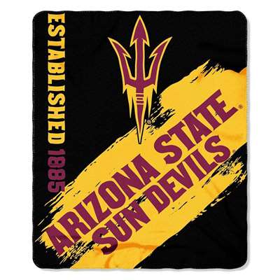 Arizona State Sun Devils Painted Fleece Throw Blanket