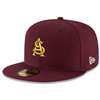 Arizona State Sun Devils New Era 5950 Fitted Baseball - Maroon