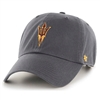 Arizona State Sun Devils 47 Brand Clean Up Adjustable Hat - Charcoal