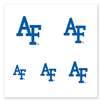 Air Force Falcons Fingernail Tattoos - 4 Pack