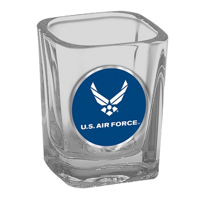 Air Force Falcons Shot Glass - Metal Logo