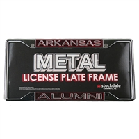 Arkansas Razorbacks Metal Alumni Inlaid Acrylic License Plate Frame