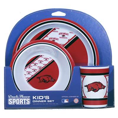 Arkansas Razorbacks Little Sport's Dish Set