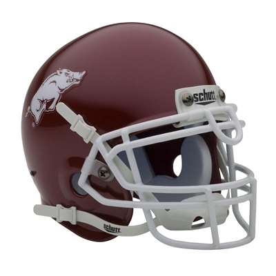 arkansas razorbacks mini helmet