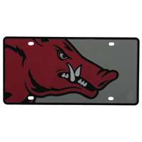 Arkansas Razorbacks Full Color Mega Inlay License Plate