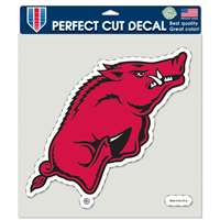 Arkansas Razorbacks Full Color Die Cut Decal - 8" X 8"