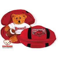 Arkansas Razorbacks Stuffed Bear in a Ball - Football