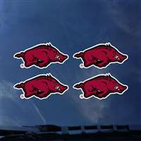 Arkansas Razorbacks Transfer Decals - Set of 4