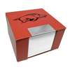 Arkansas Razorbacks Leather Memo Cube Holder