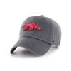 Arkansas Razorbacks 47 Brand Clean Up Adjustable Hat - Charcoal