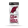 Arkansas Razorbacks Double Up Die Cut Decal Set