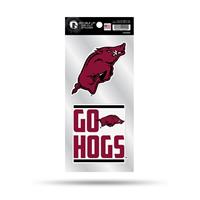 Arkansas Razorbacks Double Up Die Cut Decal Set