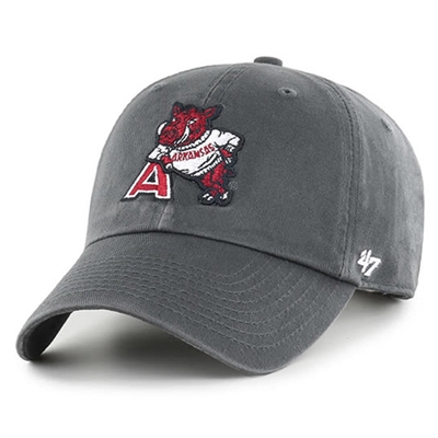 Arkansas Razorbacks 47 Brand Clean Up Adjustable H