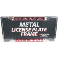 Alabama Crimson Tide Metal Alumni Inlaid Acrylic License Plate Frame