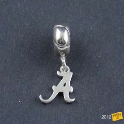 Alabama Crimson Tide Sterling Silver Charm Bead