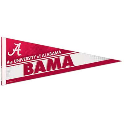 Alabama Crimson Tide Premium Pennant - 12" X 30" - Alt