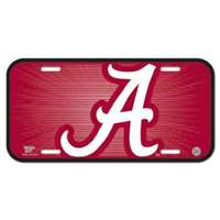 Alabama Crimson Tide Plastic License Plate