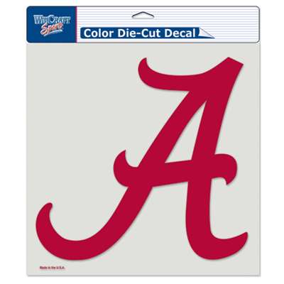 Alabama Crimson Tide Full Color Die Cut Decal - 8" X 8"