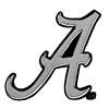 Alabama Crimson Tide Chrome Auto Emblem