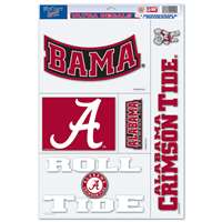 Alabama Crimson Tide Ultra Decal Set - 11'' X 17''