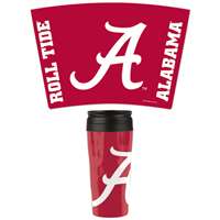 Alabama Crimson Tide 16oz Plastic Travel Mug