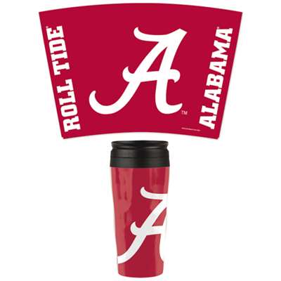 Alabama Crimson Tide 16oz Plastic Travel Mug