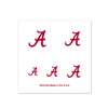 Alabama Crimson Tide Fingernail Tattoos - 4 Pack