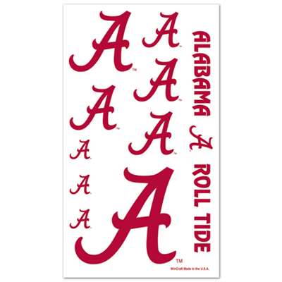 Alabama Crimson Tide Temporary Tattoos