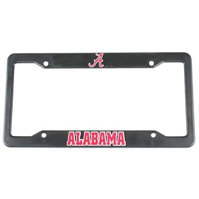 Alabama Crimson Tide Plastic License Plate Frame