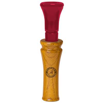 Alabama Crimson Tide Wooden Double Reed Mallard Duck Call