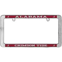 Alabama Crimson Tide Thin Metal License Plate Frame