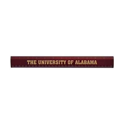 Alabama Crimson Tide Wood Ruler