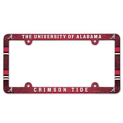 Alabama Crimson Tide Plastic License Plate Frame